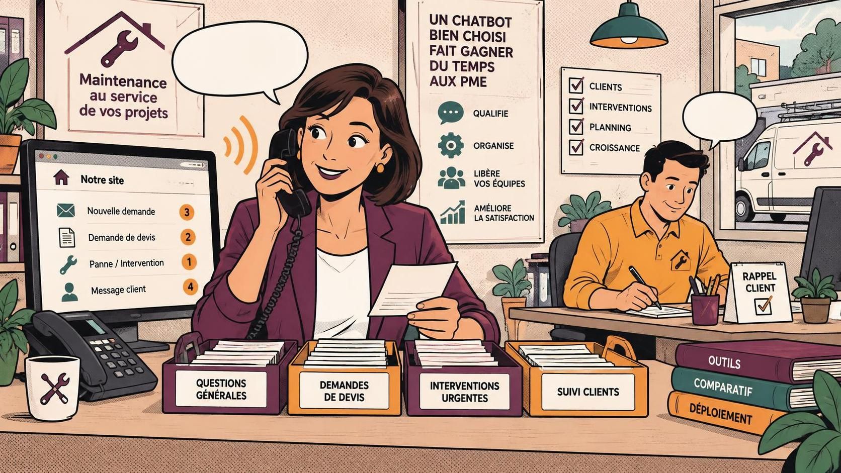découvrez comment choisir et déployer un chatbot dans votre pme en 2026 : usages, avantages et conseils pratiques pour vous lancer simplement.