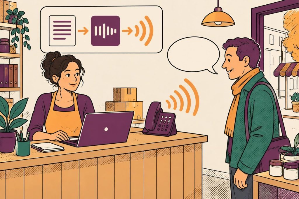 découvrez comment fonctionne la synthèse vocale (text to speech) et comment elle aide les pme à gagner du temps, améliorer l’accessibilité et enrichir l’expérience client.