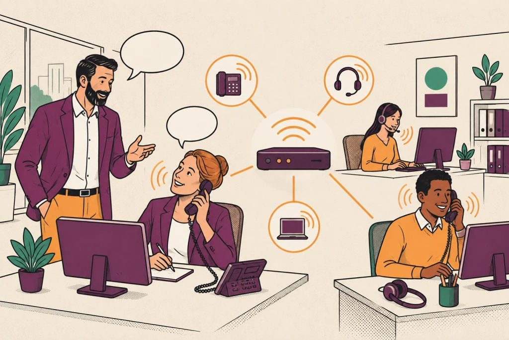 découvrez comment choisir et déployer une solution voip adaptée aux pme en 2026 : fonctionnalités, équipements, coûts et conseils pour moderniser votre standard d’appels.